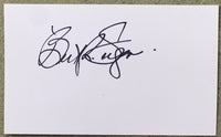 SUGAR, BERT SIGNED INDEX CARD