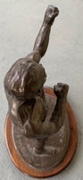 SULLIVAN, JOHN L. BRONZED FIGURINE