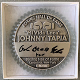 TAPIA, JOHNNY SIGNED LIMITED EDITION BOXING HALL OF FAME PAPERWEIGHT