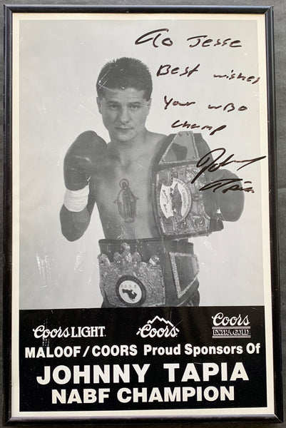 TAPIA, JOHNNY SIGNED COORS PROMOTIONAL POSTER (1994)