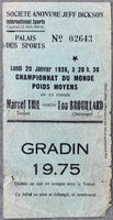 THIL, MARCEL-LOU BROUILLARD ON SITE TICKET (1936)