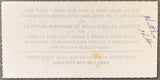 BERBICK, TREVOR-PINKLON THOMAS STUBLESS TICKET (1986)