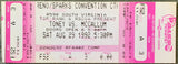 MCCALLUM, MIKE-JAMES TONEY II ON SITE FULL TICKET (1992)