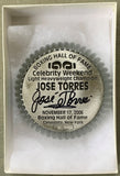 TORRES, JOSE SIGNED BOXING HALL OF FAME PAPERWEIGHT