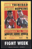 HOPKINS, BERNARD-FELIX TRINIDAD PRESS CREDENTIAL (2001-WEEK LONG)