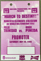 TRINIDAD, FELIX-HUGO PINEDA PROMOTER CREDENTIAL (1999)