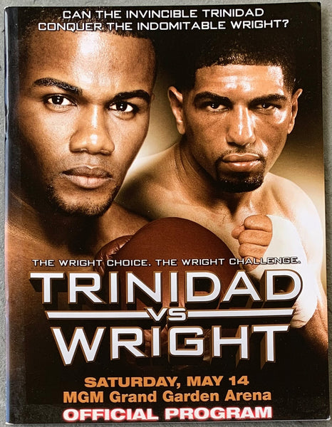 TRINIDAD, FELIX "TITO"-WINKY WRIGHT OFFICIAL PROGRAM (2005)