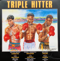 CAMACHO, HECTOR-TONY BALTAZAR & WHITAKER-NAZARIO & TAYLOR-RAMOS ON SITE POSTER (1990)