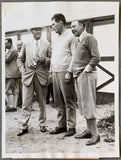 TUNNEY, GENE & TEX RICKARD & BILLY GIBSON ORIGINAL WIRE PHOTO (1928)