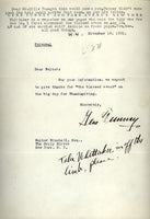 TUNNEY, GENE SIGNED LETTER TO WALTER WINCHELL (1931)