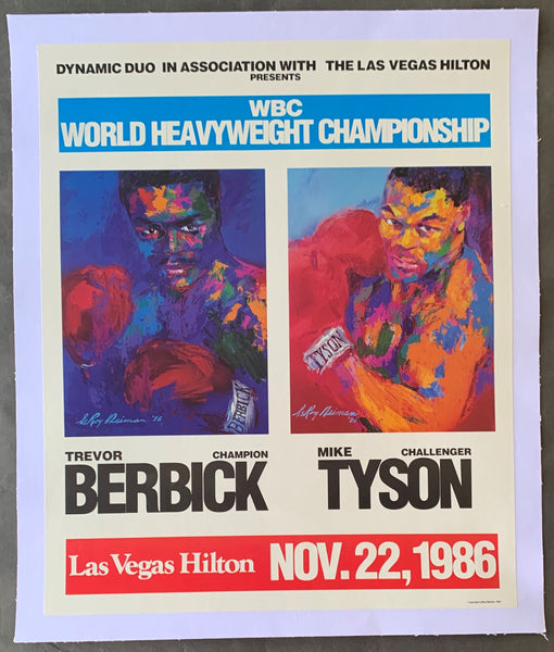 TYSON, MIKE-TREVOR BERBICK ON SITE POSTER (1986)