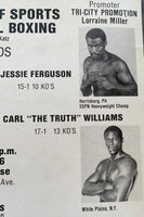 TYSON, MIKE-JESSE FERGUSON ON SITE POSTER (1986)