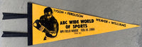 TYSON, MIKE-JESSE FERGUSON SOUVENIR PENNANT (1986)