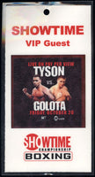 TYSON, MIKE-ANDREW GOLOTA SHOWTIME VIP CREDENTIAL (2000)
