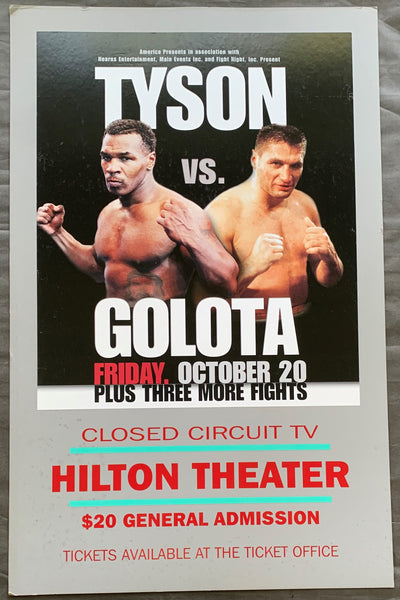 TYSON, MIKE-ANDREW GOLOTA CLOSED CIRCUIT POSTER (2000)