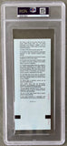 HOLYFIELD, EVANDER-MIKE TYSON II SIGNED FULL ON SITE TICKET (1997-EAR BITE FIGHT-PSA/DNA)