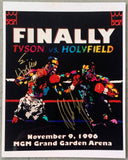 TYSON, MIKE-EVANDER HOLYFIELD I SIGNED PHOTO (SIGNED BY BOTH)