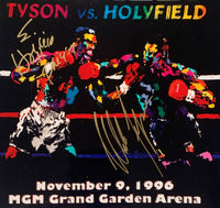 TYSON, MIKE-EVANDER HOLYFIELD I SIGNED PHOTO (SIGNED BY BOTH)