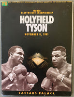 TYSON, MIKE-EVANDER HOLYFIELD PRESS KIT (1991-POSTPONED)