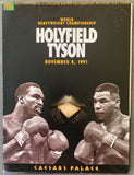 TYSON, MIKE-EVANDER HOLYFIELD PRESS KIT (1991-POSTPONED)