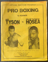 TYSON, MIKE-WILLIAM HOSEA OFFICIAL PROGRAM (1986)