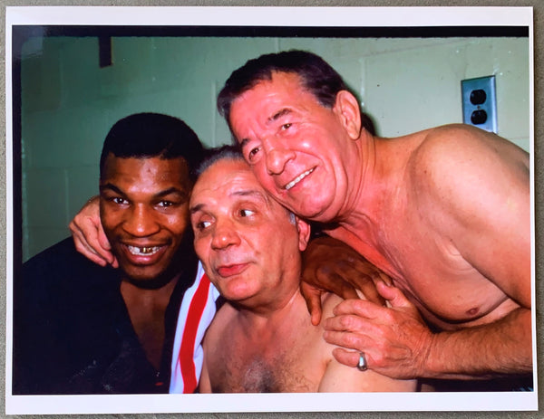 TYSON, MIKE & JAKE LAMOTTA & ROCKY GRAZIANO ORIGINAL PHOTOGRAPH