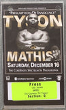 TYSON, MIKE-BUSTER MATHIS, JR. PRESS CREDENTIAL (1995)
