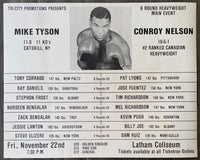 TYSON, MIKE-CONROY NELSON ON SITE POSTER (1985)