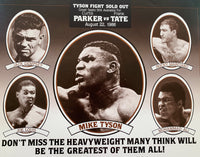 TYSON, MIKE-JOSE RIBALTA ON SITE POSTER (1986)