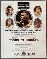 TYSON, MIKE-JOSE RIBALTA PROTOTYPE ON SITE POSTER (1986)