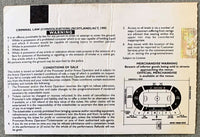 TYSON, MIKE-LOU SAVARESE ON SITE STUBLESS TICKET (2000)