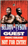 TYSON, MIKE-BRUCE SELDON VIP GUEST CREDENTIAL (1996)