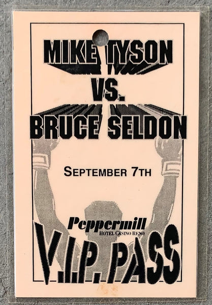 TYSON, MIKE-BRUCE SELDON VIP PASS (1996)