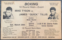 TYSON, MIKE-JAMES "QUICK" TILLIS ON SITE POSTER (1986)