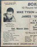 TYSON, MIKE-JAMES "QUICK" TILLIS ON SITE POSTER (1986)