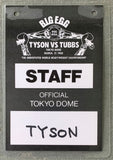 TYSON, MIKE-TONY TUBBS STAFF CREDENTIAL (1988)