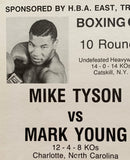 TYSON, MIKE-MARK YOUNG ON SITE POSTER (1985)