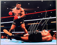 TYSON, MIKE SIGNED PHOTO (BERBICK FIGHT-JSA AUTHENTICATED)