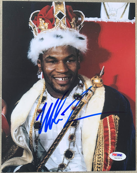 TYSON, MIKE SIGNED PHOTO (PSA/DNA AUTHENTICATED)