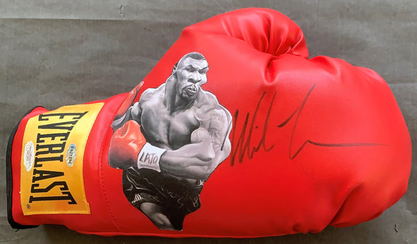 TYSON, MIKE SIGNED GLOVE (JSA AUTHENTICATED)
