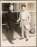 VILLA, PANCHO-JIMMY WILDE WIRE PHOTO (1923-AFTER WEIGHING IN)