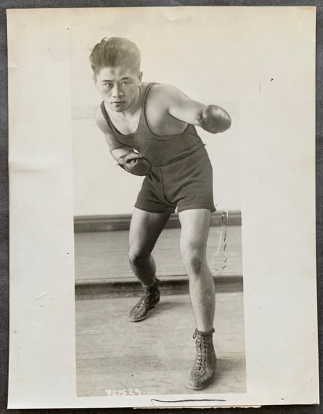 VILLA, PANCHO WIRE PHOTO (1923-TRAINING FOR WILDE)