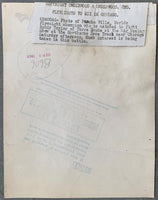 VILLA, PANCHO ORIGINAL WIRE PHOTO (1923)