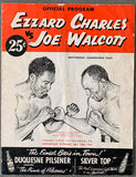 CHARLES, EZZARD-JERSEY JOE WALCOTT III OFFICIAL PROGRAM (1951)