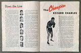 CHARLES, EZZARD-JERSEY JOE WALCOTT III OFFICIAL PROGRAM (1951)