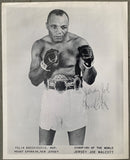 WALCOTT, JERSEY JOE SIGNED PROMOTIONAL PHOTO