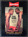 SUGAR RAY LEONARD-THOMAS HEARNS II OFFICIAL PROGRAM (1989)