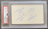 WEPNER, CHUCK SIGNED INDEX CARD (PSA/DNA)