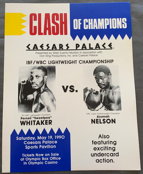 WHITAKER, PERNELL-AZUMAH NELSON ON SITE LOBBY POSTER (1990)