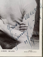 WILDE, JIMMY SIGNED REAL PHOTO POSTCARD (1921)